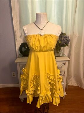 Ryu Anthropologie Rosette Strapless